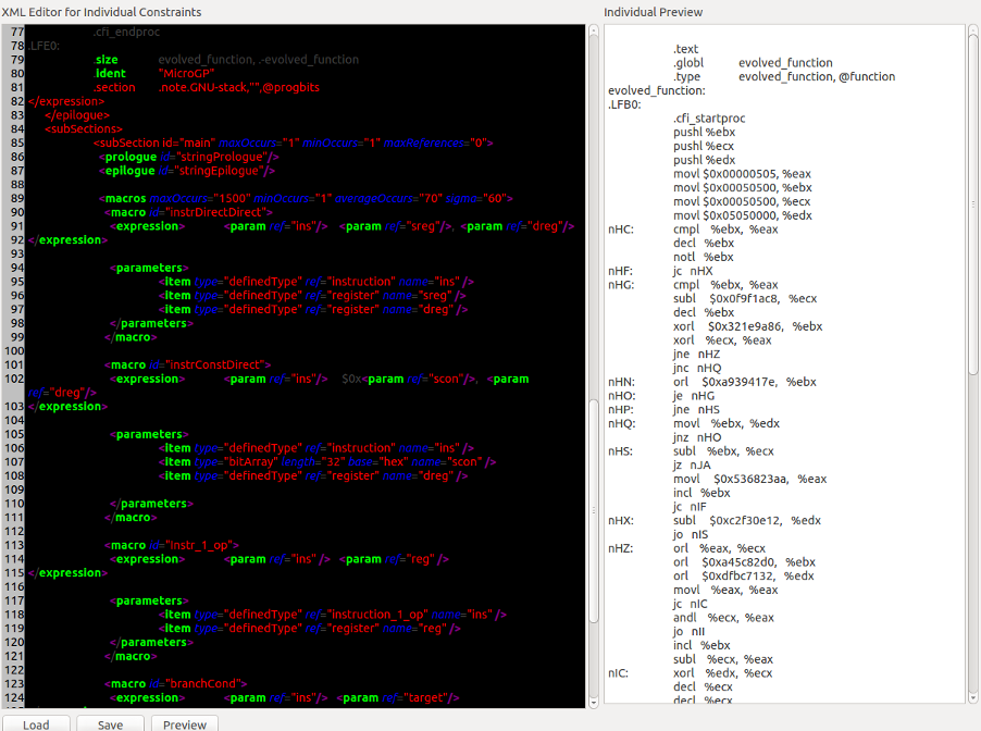 Example with constraints taken from OneMaxAssembly